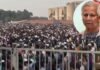 Osman Hadi was laid to rest and given a 24-hour ultimatum to the government.