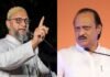Owaisi’s biggest attack on Ajit Pawar so far…said this on religion from a packed stage in Nanded