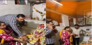 VIP darshan of gangster in Khajrana Ganesh temple of Indore, rules only for public?