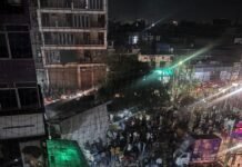 2 killed in collapse of three-storey building, more than 10 people buried under debris rescued