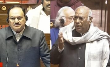 JP Nadda called Rahul Gandhi an ‘innocent child’, Kharge got angry, heated debate between BJP and Congress in Rajya Sabha.