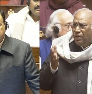 JP Nadda called Rahul Gandhi an ‘innocent child’, Kharge got angry, heated debate between BJP and Congress in Rajya Sabha.