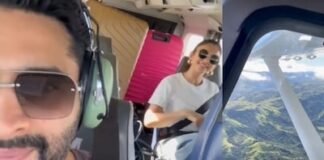 Jackky Bhagnani becomes captain? Seen in a helicopter with wife Rakul Preet Singh; Fans made funny comments after watching the video