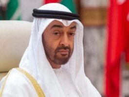 UAE President Zayed Al Nahyan reached the public in Dubai Mall amid ongoing tension in the Middle East.
