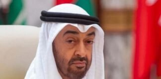 UAE President Zayed Al Nahyan reached the public in Dubai Mall amid ongoing tension in the Middle East.