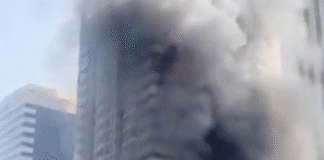 Fire breaks out in 90-storey building in Dubai, smoke spreads near Marina Tower