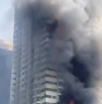 Fire breaks out in 90-storey building in Dubai, smoke spreads near Marina Tower