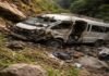 Bus of Indian devotees returning from Manakamana temple fell into a deep ditch, 7 killed