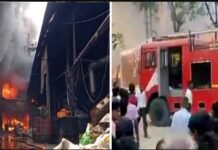 Fire in Namkeen Sev manufacturing factory in Ahmedabad, fortunately there was no loss of life.