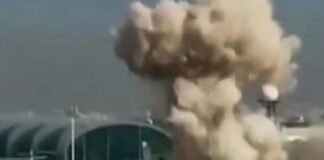 Airport destroyed due to massive bombing in Iran, speed of train stopped on tracks
