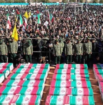 The most painful scene of Israel-America joint attack came to light…..Funeral of 165 girl students simultaneously in Iran